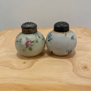 Mt. Washington Glass Salt and Pepper Shakers
